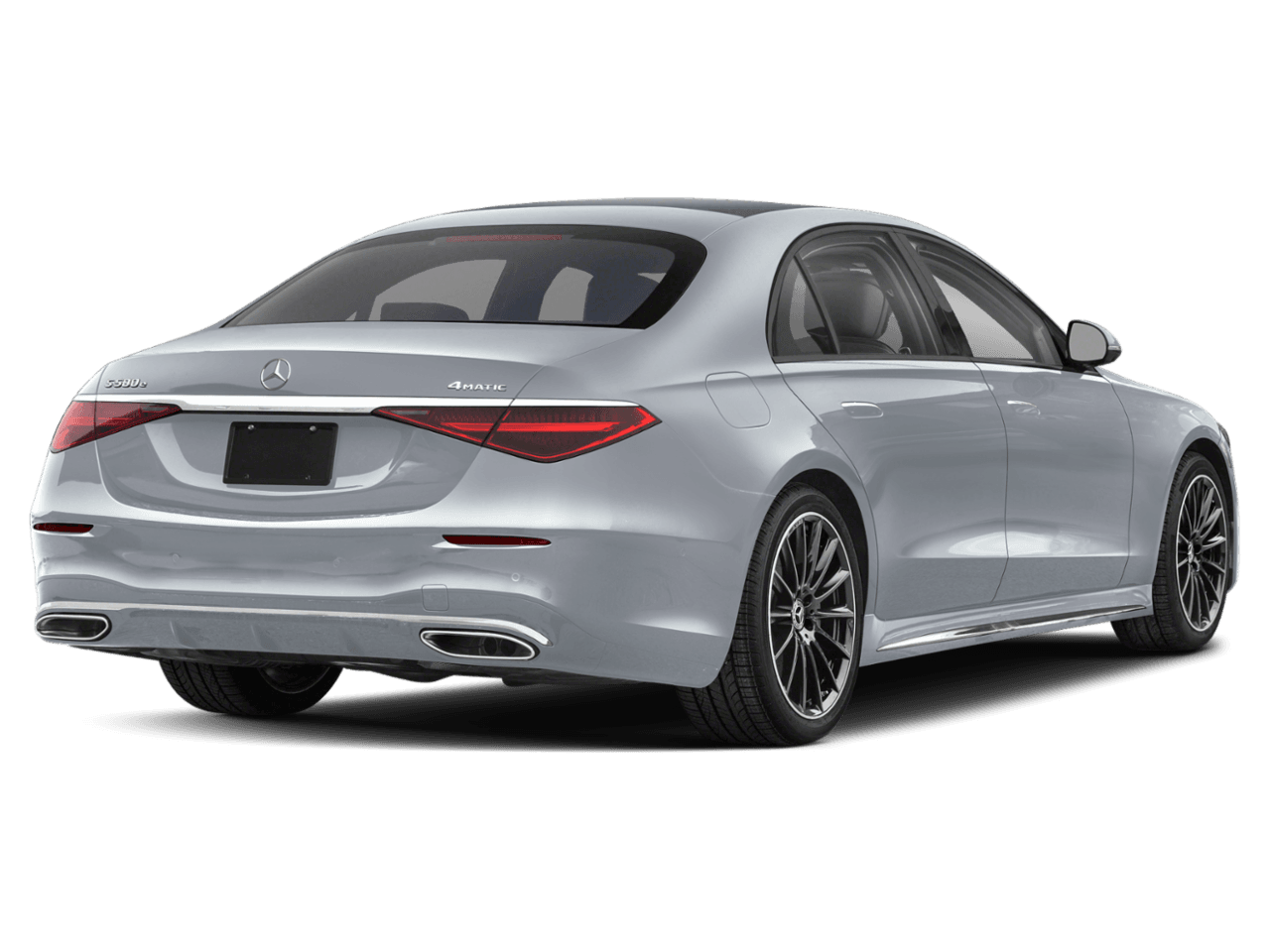 2026 Mercedes-Benz S-Class S 580e - Rear 3/4, facing to the right