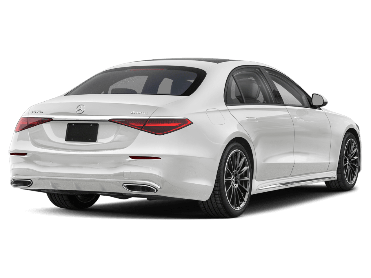 2026 Mercedes-Benz S-Class S 580e - Rear 3/4, facing to the right