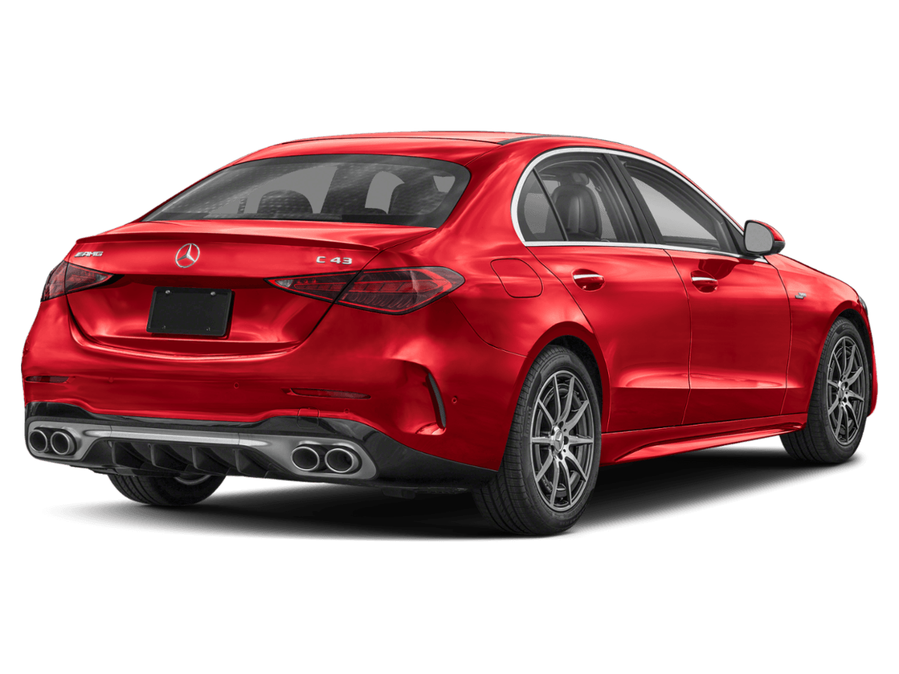 2026 Mercedes-Benz C-Class AMG C 43 - Rear 3/4, facing to the right