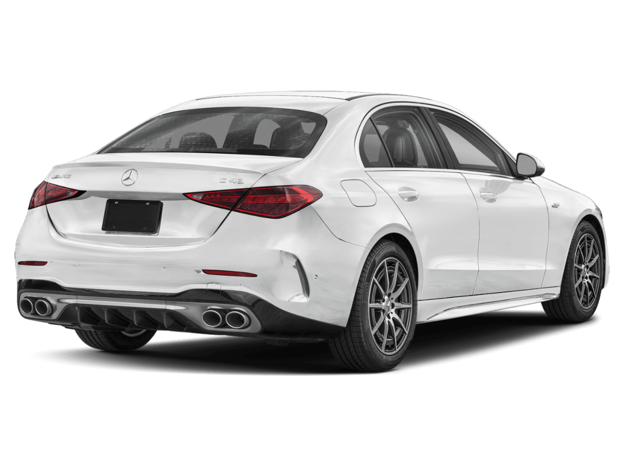2026 Mercedes-Benz C-Class AMG C 43 - Rear 3/4, facing to the right