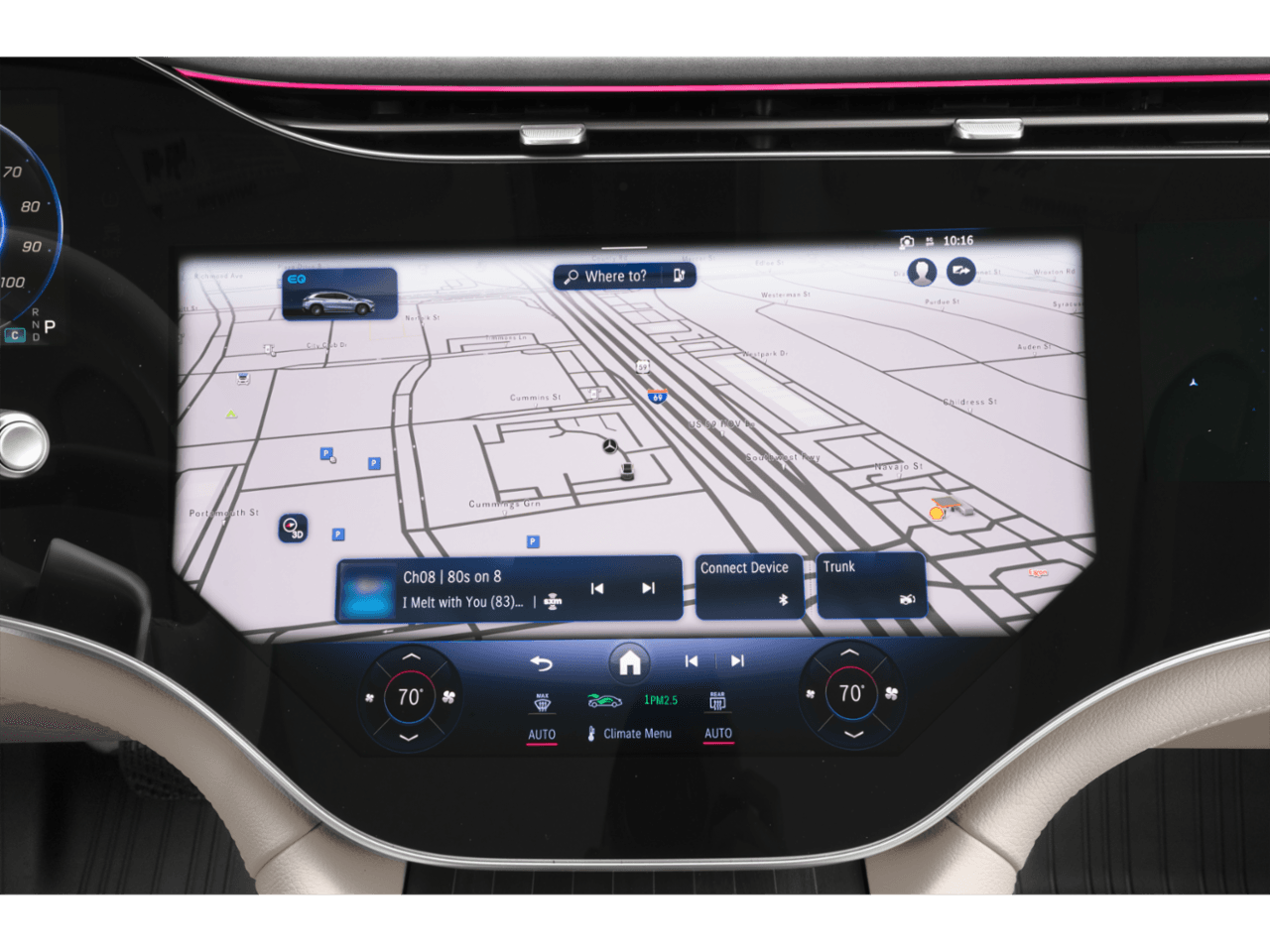2026 Mercedes-Benz EQS EQS 400 - Interior Navigation System