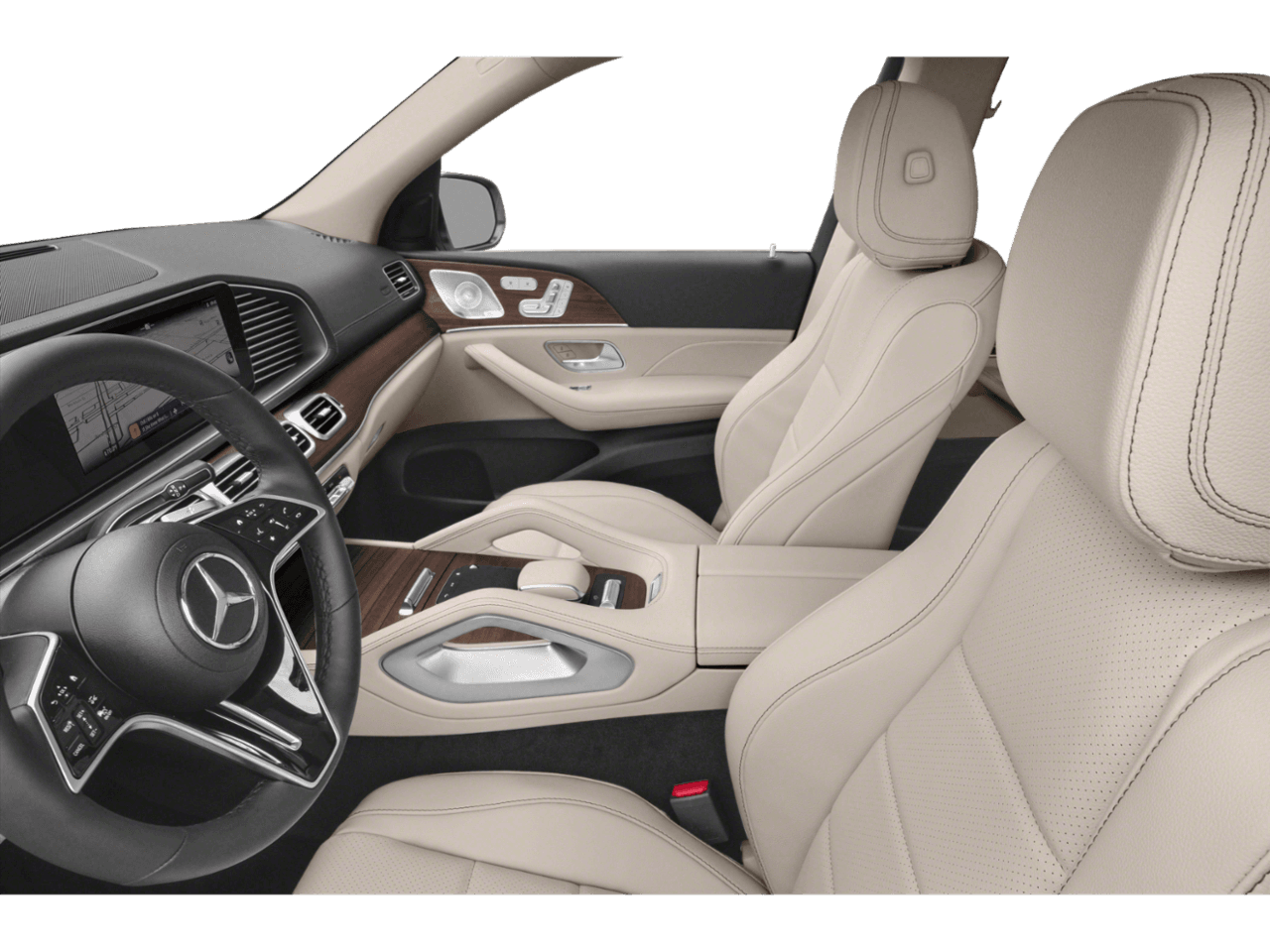 2026 Mercedes-Benz GLS GLS 450 - Interior Driver's Side with Door Open, Front Seat Feature