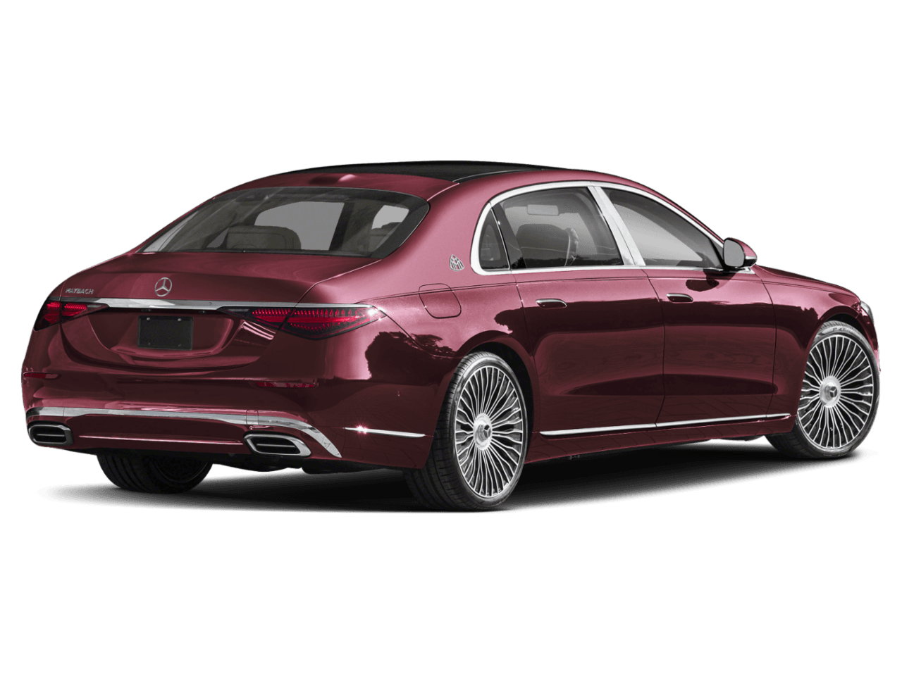 2026 Mercedes-Benz S-Class Maybach S 580 - Rear 3/4, facing to the right