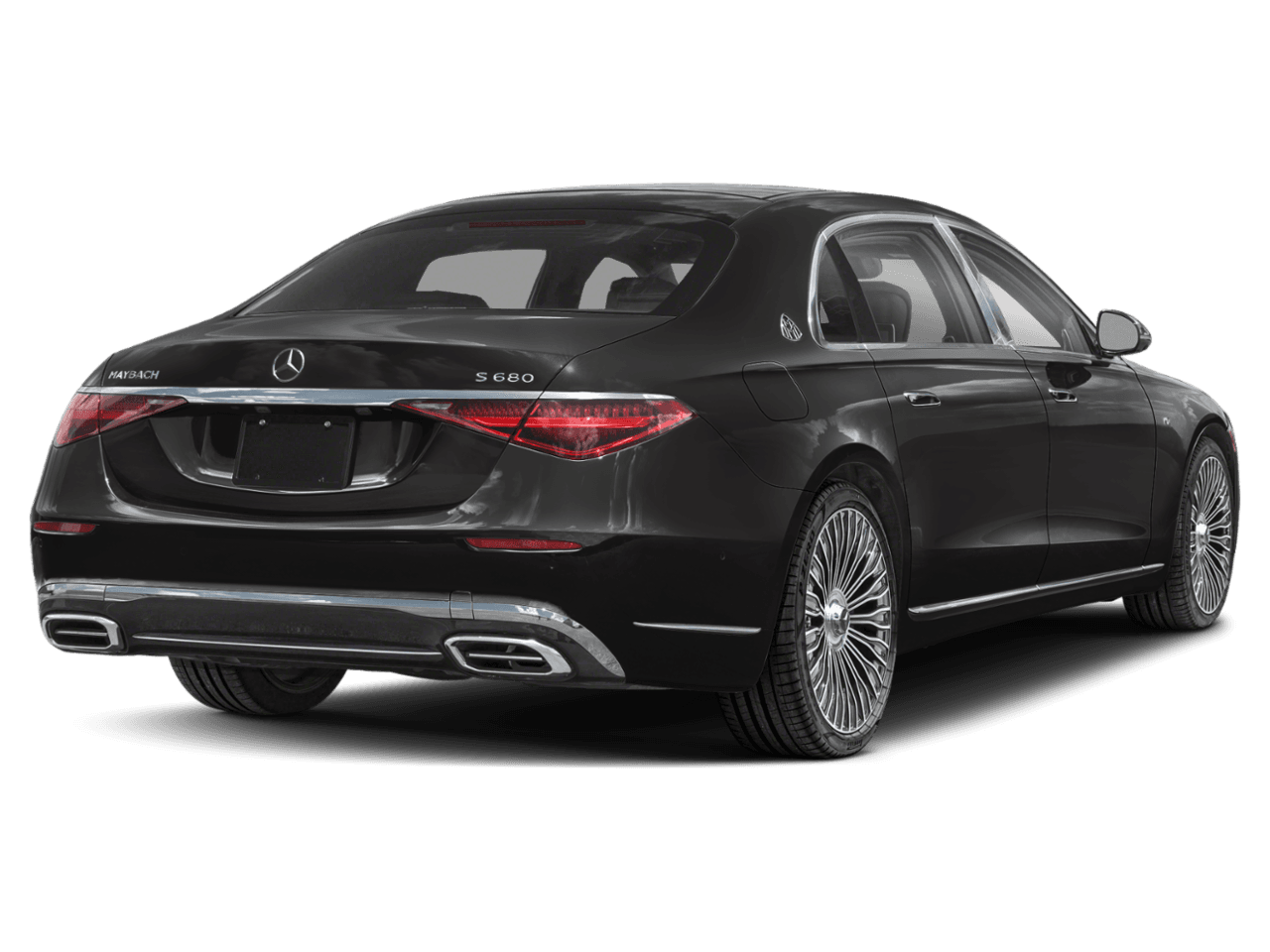 2026 Mercedes-Benz S-Class Maybach S 680 - Rear 3/4, facing to the right