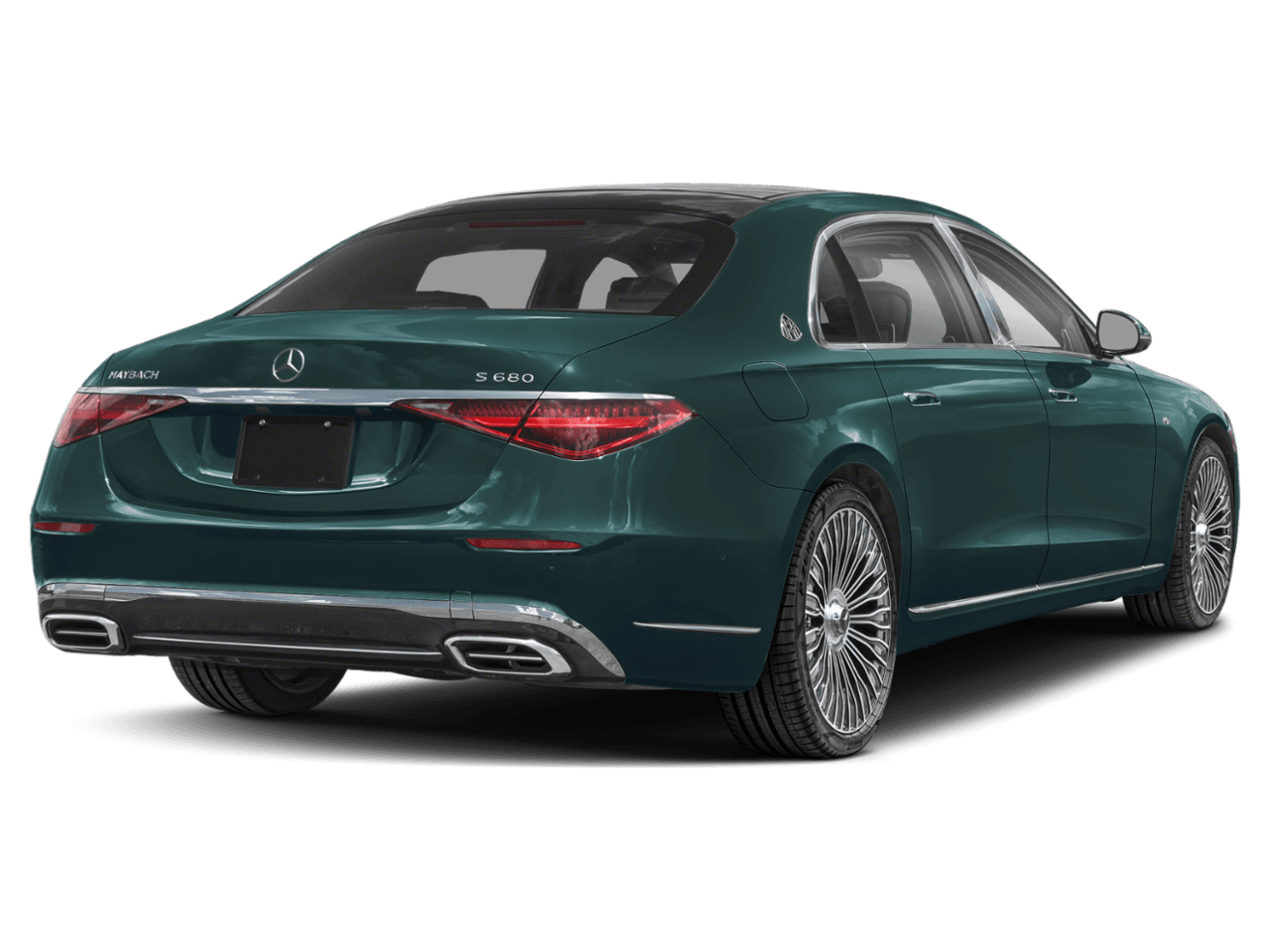 2026 Mercedes-Benz S-Class Maybach S 680 - Rear 3/4, facing to the right