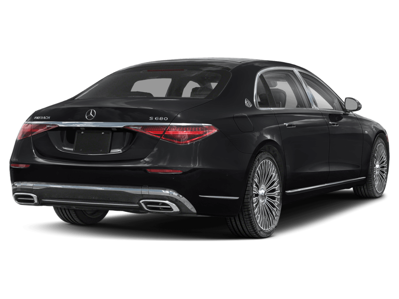 2026 Mercedes-Benz S-Class Maybach S 680 - Rear 3/4, facing to the right