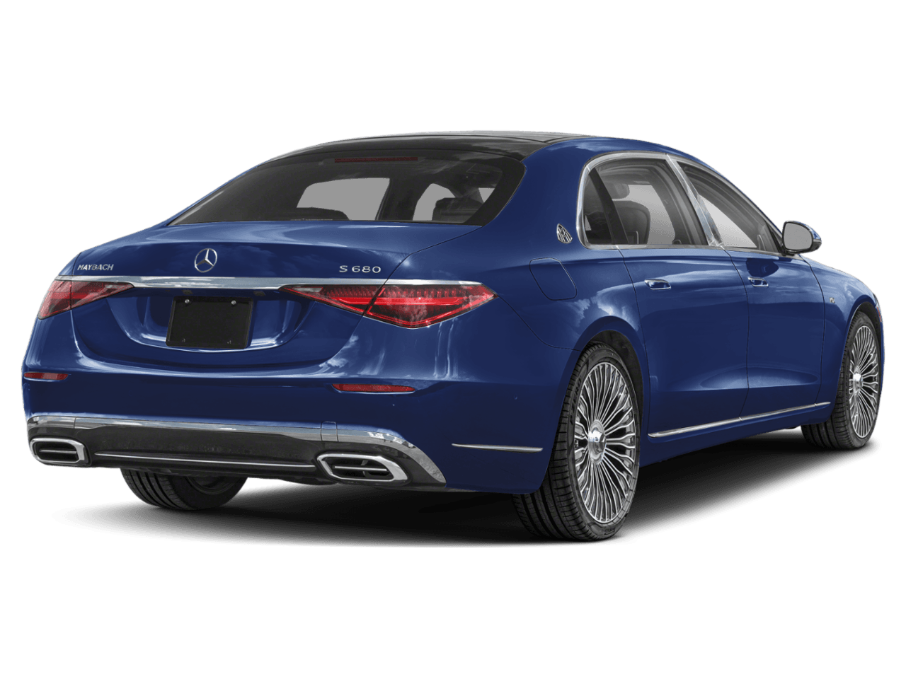 2026 Mercedes-Benz S-Class Maybach S 680 - Rear 3/4, facing to the right