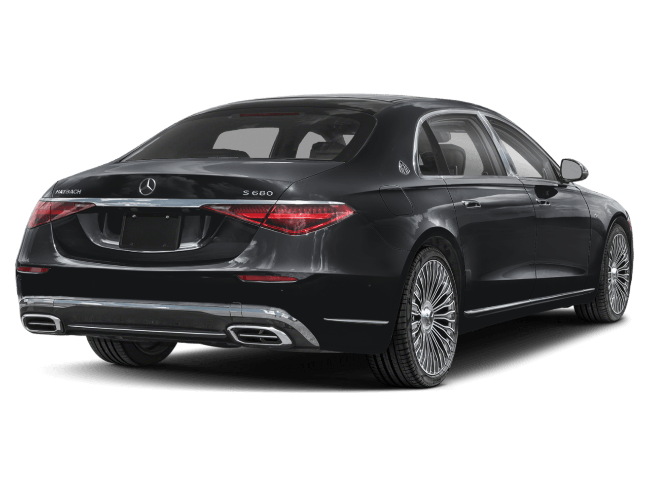 2026 Mercedes-Benz S-Class Maybach S 680 - Rear 3/4, facing to the right