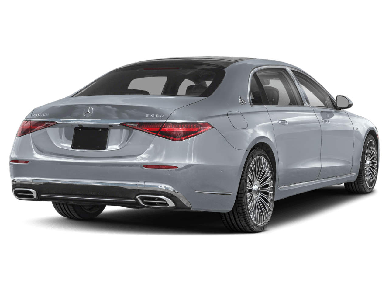 2026 Mercedes-Benz S-Class Maybach S 680 - Rear 3/4, facing to the right