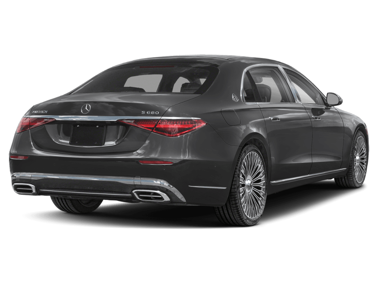2026 Mercedes-Benz S-Class Maybach S 680 - Rear 3/4, facing to the right