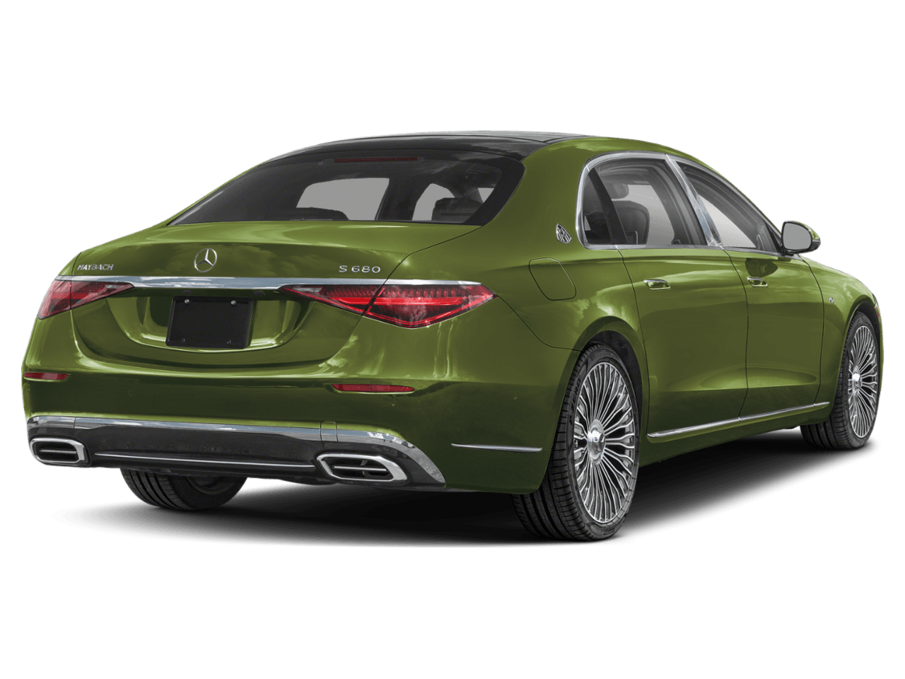 2026 Mercedes-Benz S-Class Maybach S 680 - Rear 3/4, facing to the right