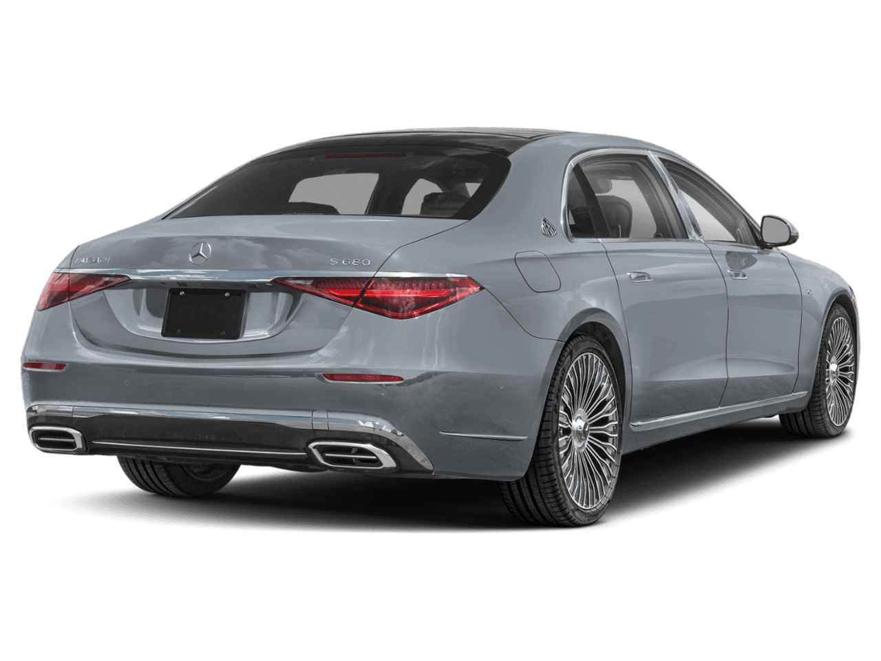 2026 Mercedes-Benz S-Class Maybach S 680 - Rear 3/4, facing to the right