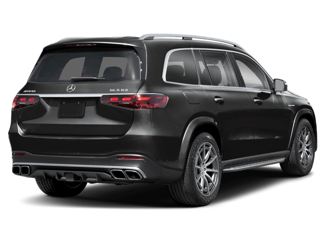 2026 Mercedes-Benz GLS AMG GLS 63 - Rear 3/4, facing to the right