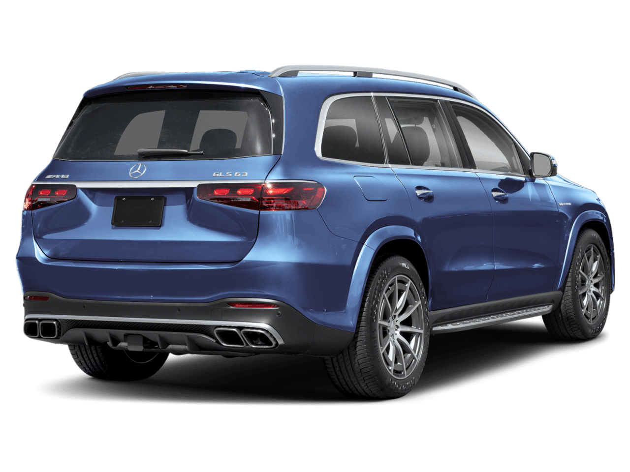 2026 Mercedes-Benz GLS AMG GLS 63 - Rear 3/4, facing to the right