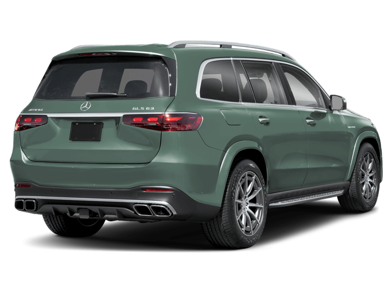 2026 Mercedes-Benz GLS AMG GLS 63 - Rear 3/4, facing to the right