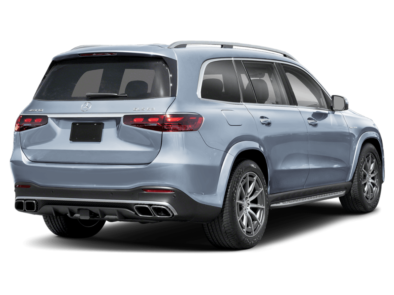 2026 Mercedes-Benz GLS AMG GLS 63 - Rear 3/4, facing to the right