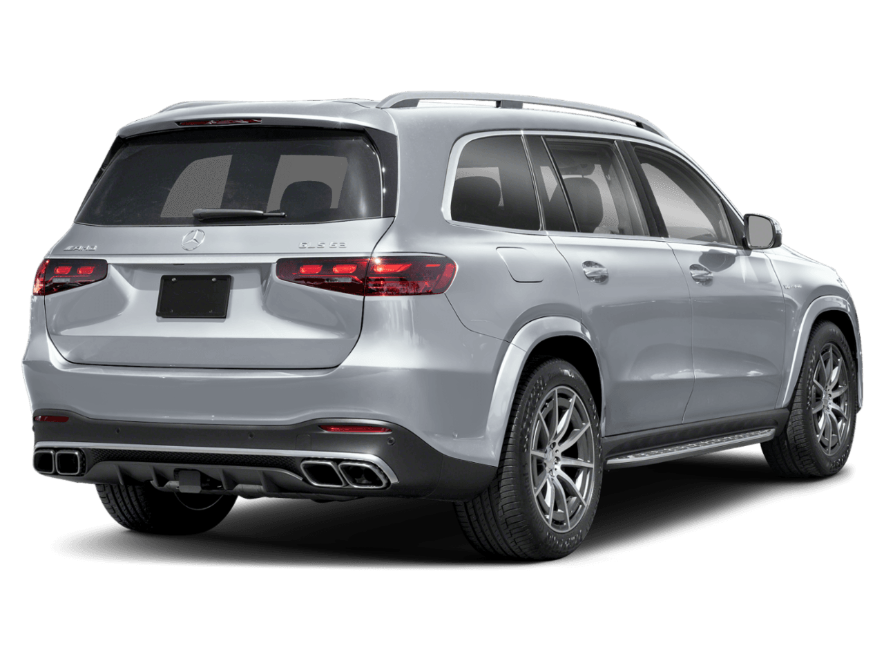 2026 Mercedes-Benz GLS AMG GLS 63 - Rear 3/4, facing to the right
