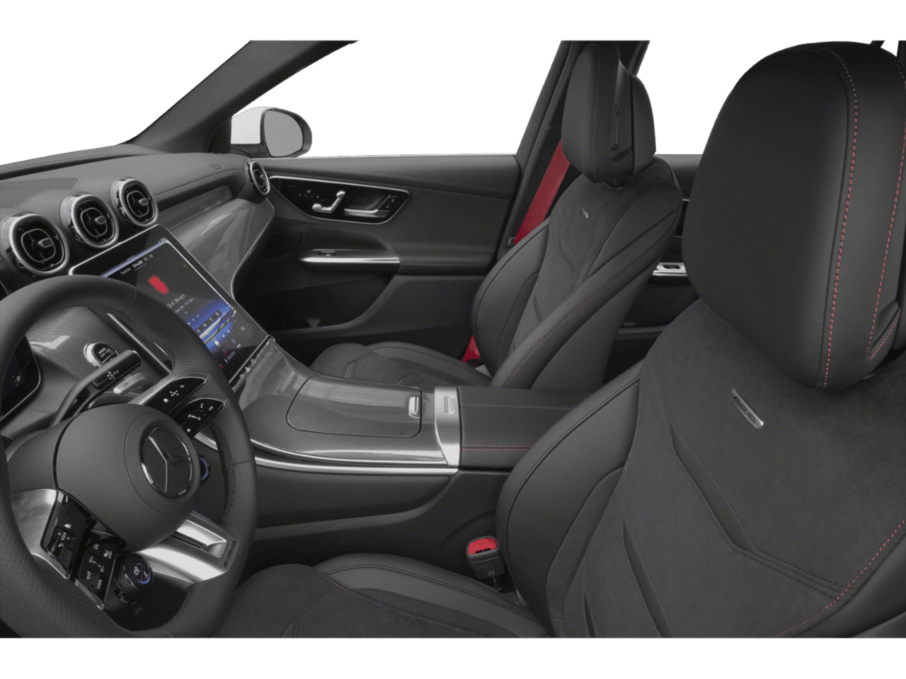 2026 Mercedes-Benz GLC AMG GLC 43 - Interior Driver's Side with Door Open, Front Seat Feature