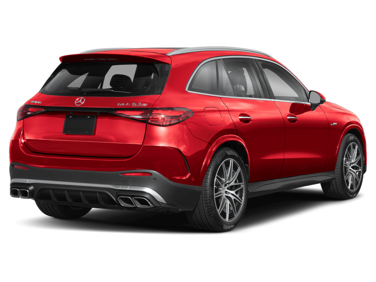 2026 Mercedes-Benz GLC AMG GLC 63 S E Performance - Rear 3/4, facing to the right