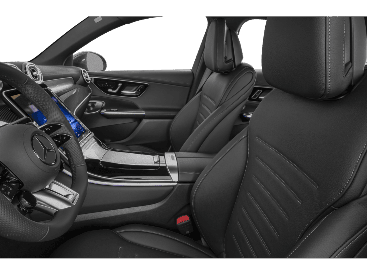 2026 Mercedes-Benz GLC AMG GLC 43 - Interior Driver's Side with Door Open, Front Seat Feature