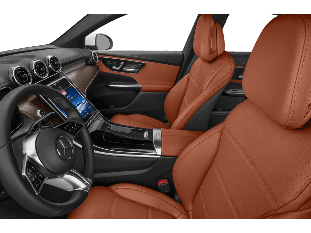2026 Mercedes-Benz GLC GLC 300 - Interior Driver's Side with Door Open, Front Seat Feature