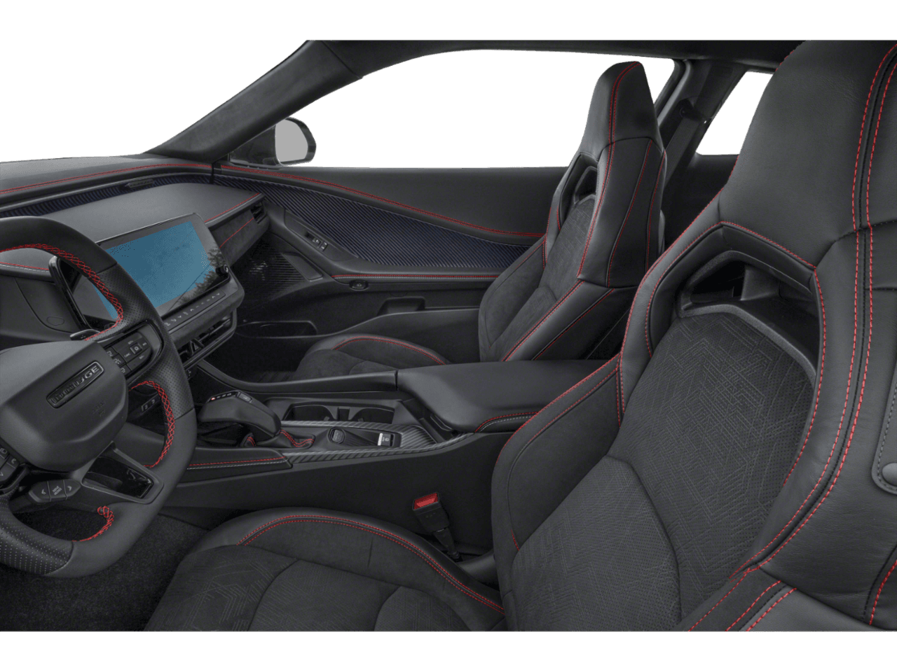 2026 Dodge Charger Outlaw - Interior Driver's Side with Door Open, Front Seat Feature
