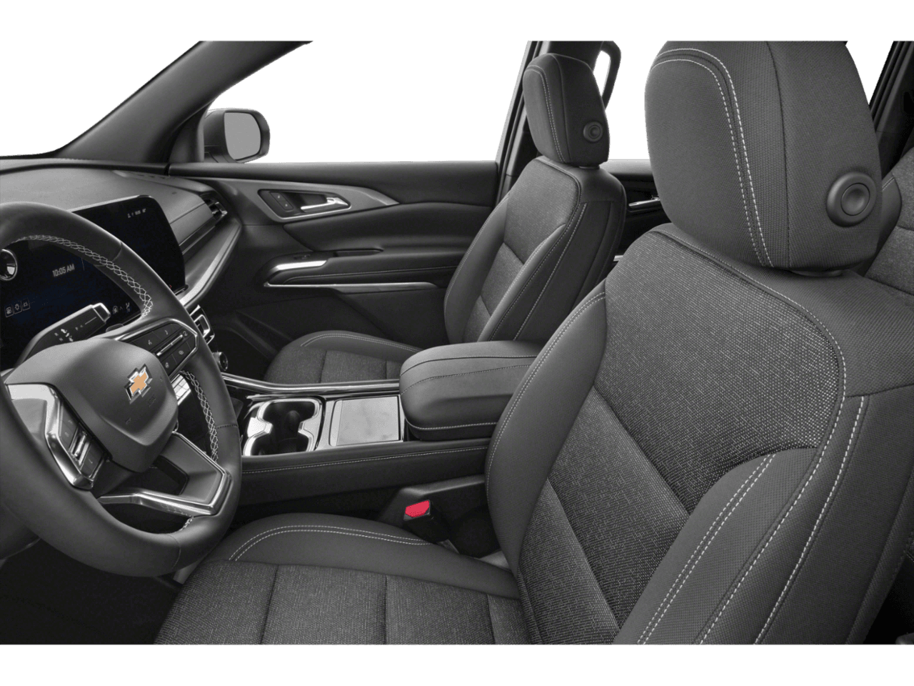 2026 Chevrolet Traverse FWD LT - Interior Driver's Side with Door Open, Front Seat Feature
