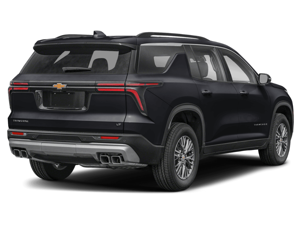 2026 Chevrolet Traverse AWD LT - Rear 3/4, facing to the right