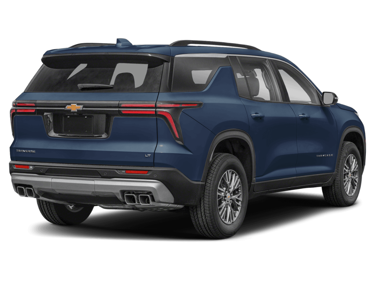 2026 Chevrolet Traverse AWD LT - Rear 3/4, facing to the right