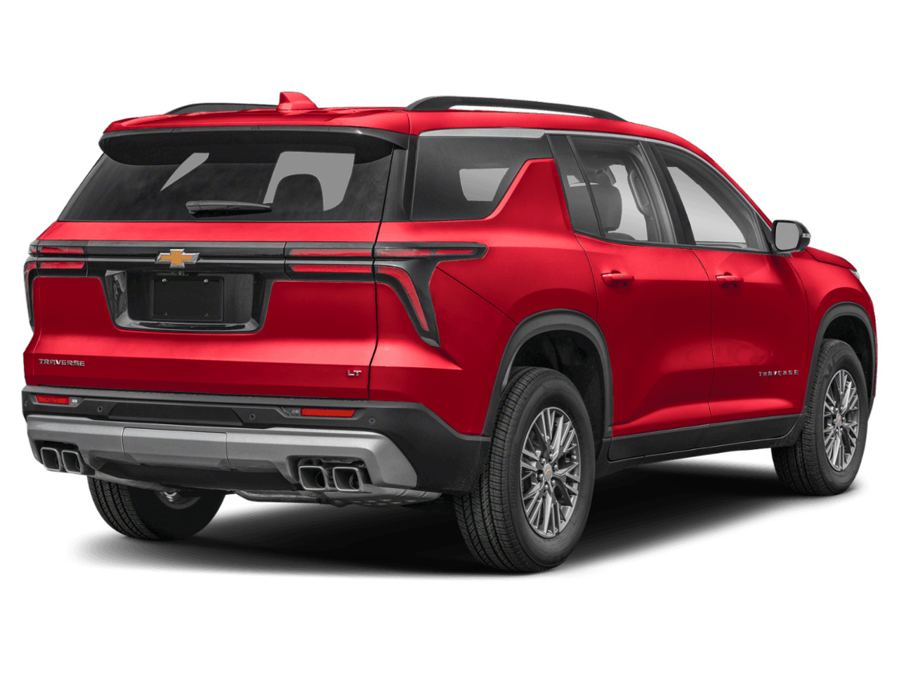 2026 Chevrolet Traverse AWD LT - Rear 3/4, facing to the right