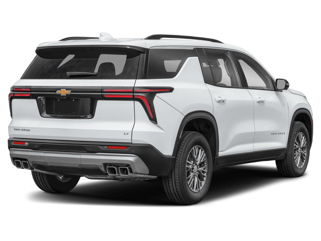 2026 Chevrolet Traverse AWD LT - Rear 3/4, facing to the right