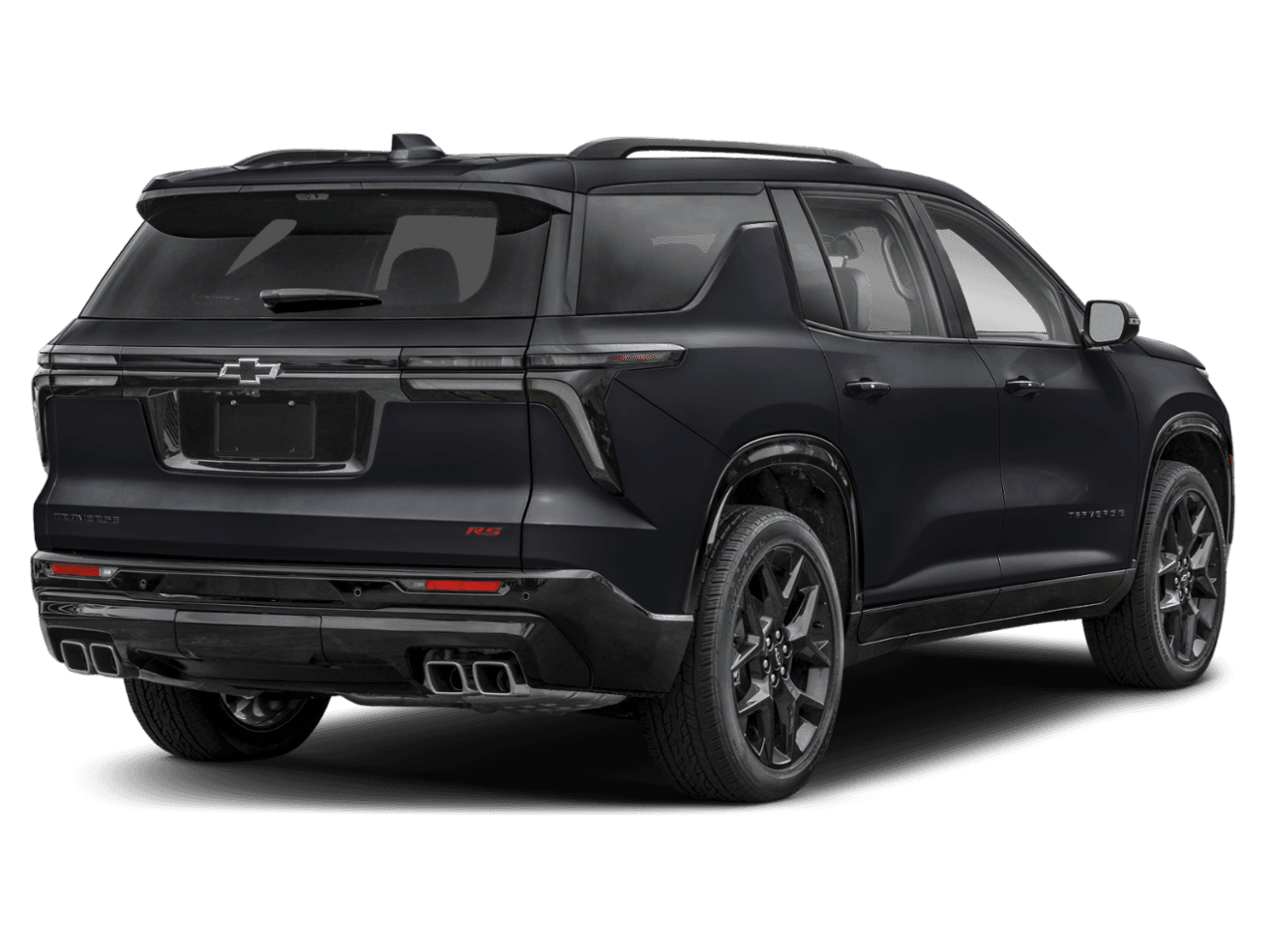 2026 Chevrolet Traverse AWD RS - Rear 3/4, facing to the right