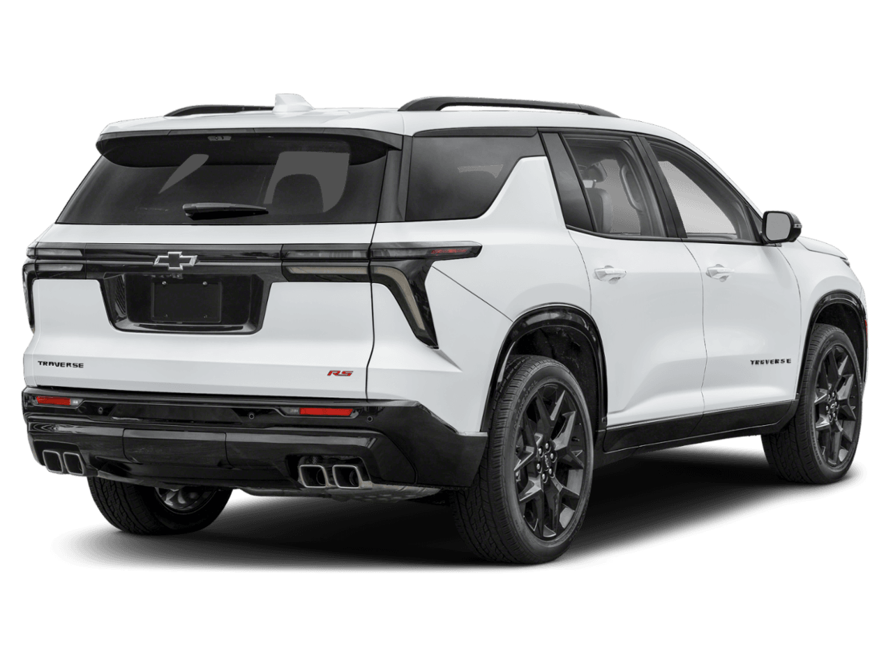 2026 Chevrolet Traverse AWD RS - Rear 3/4, facing to the right