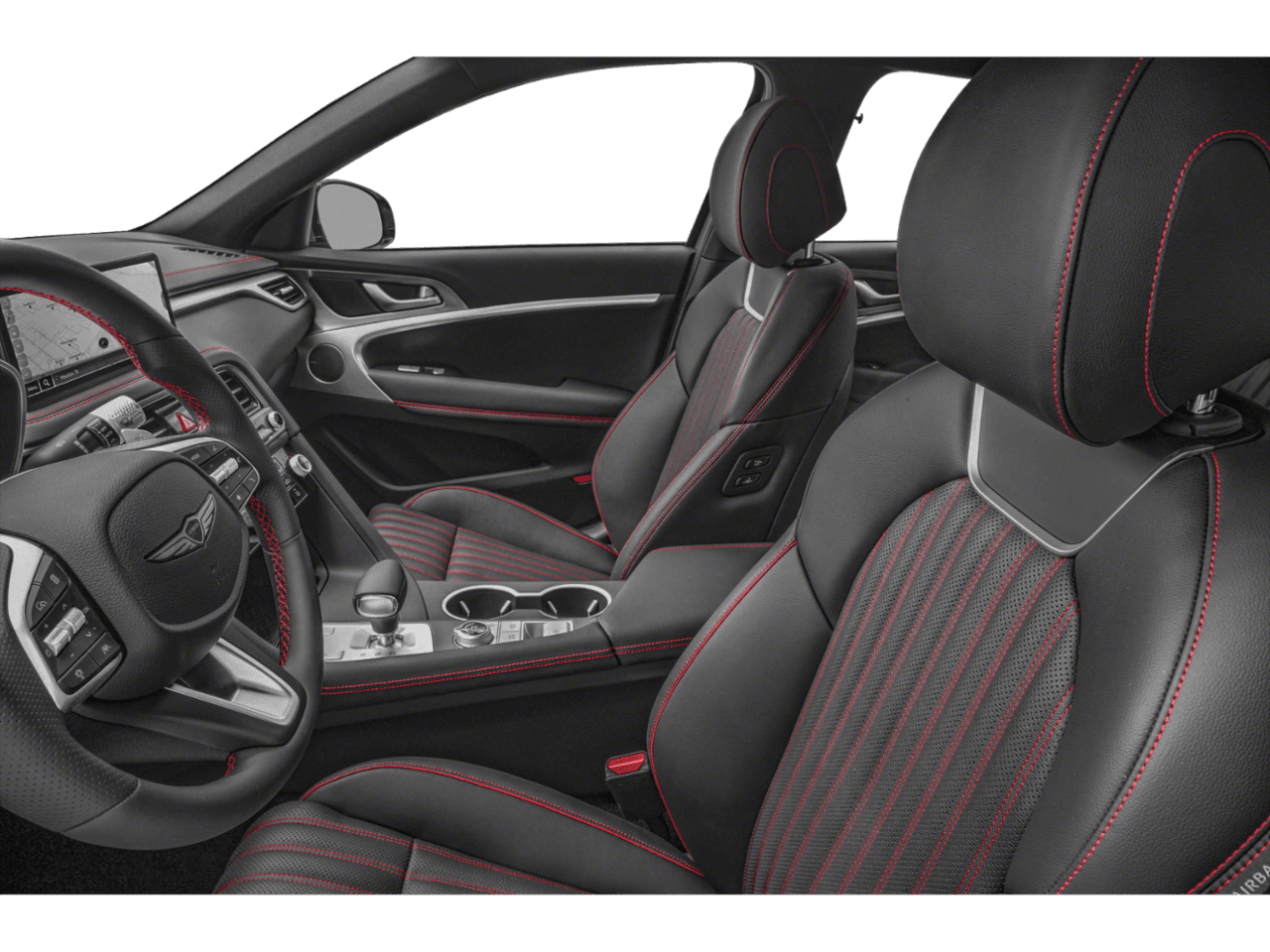 2026 Genesis G70 3.3T Sport Prestige - Interior Driver's Side with Door Open, Front Seat Feature