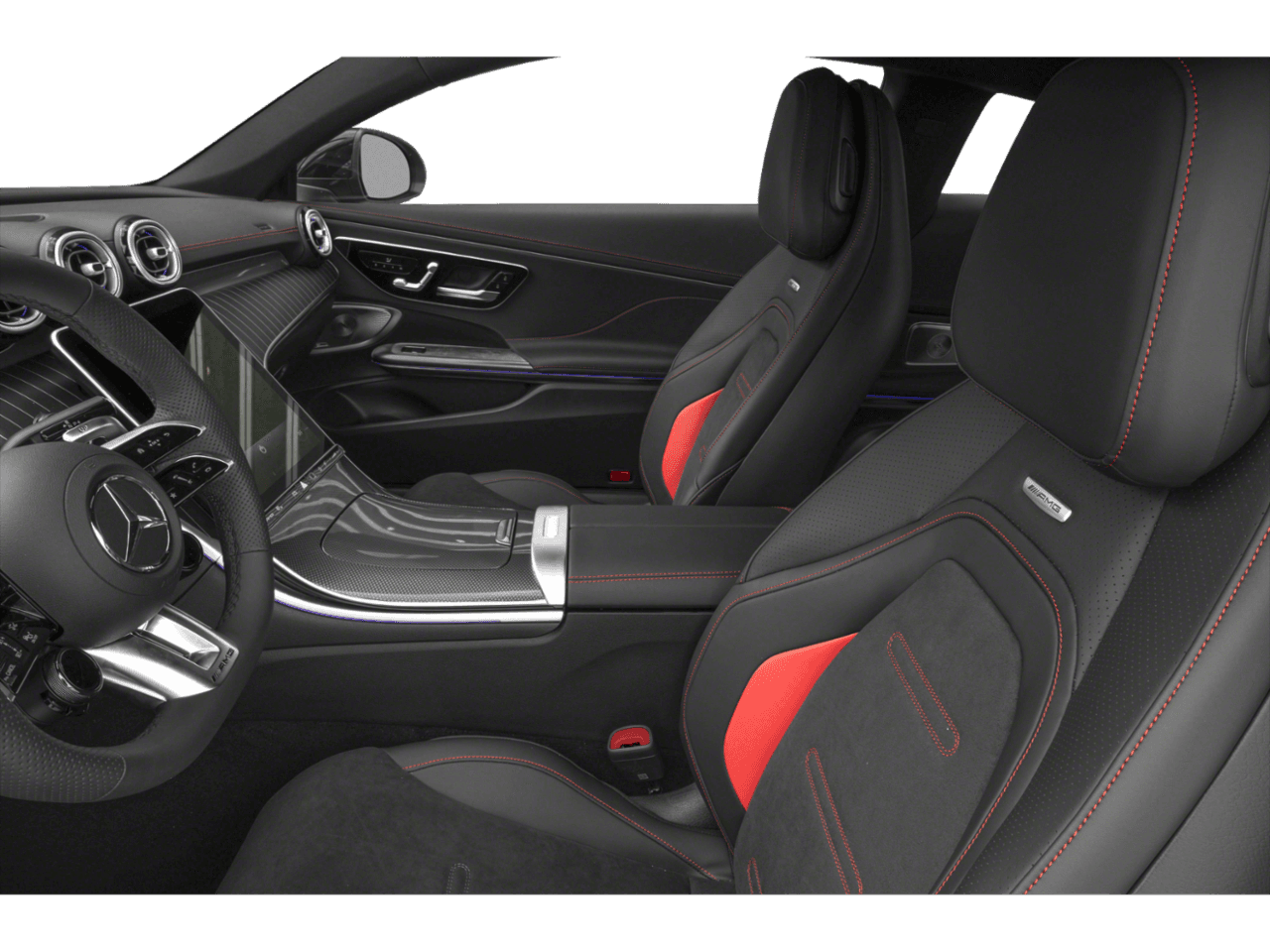 2026 Mercedes-Benz CLE AMG CLE 53 - Interior Driver's Side with Door Open, Front Seat Feature