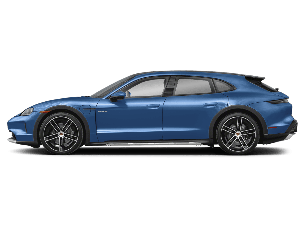 2026 Porsche Taycan 4 - Profile, facing to the left