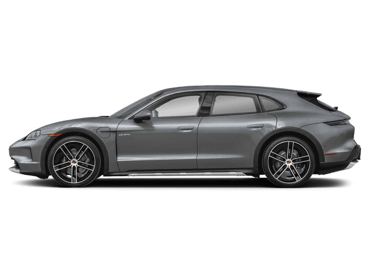 2026 Porsche Taycan 4 - Profile, facing to the left