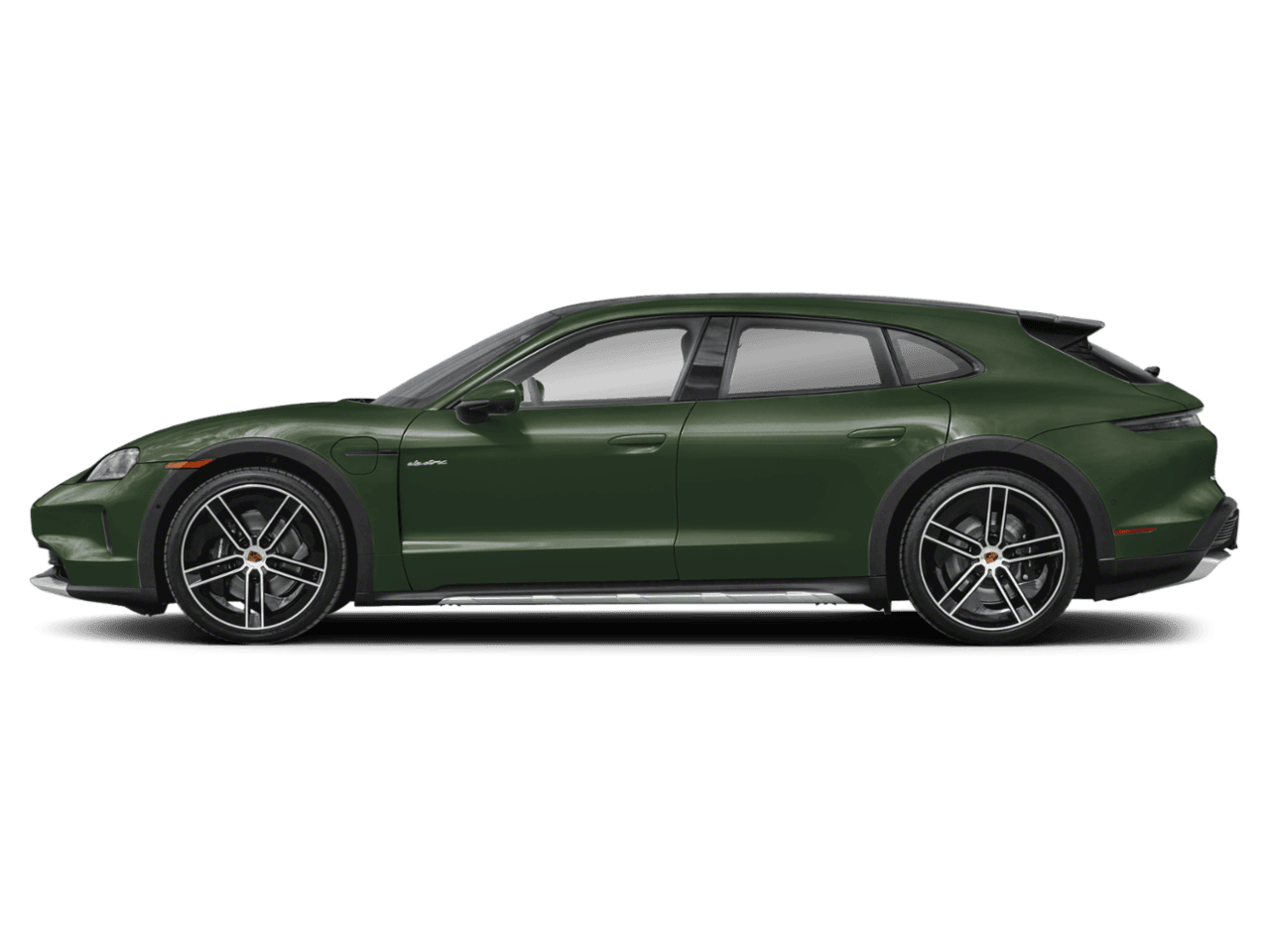 2026 Porsche Taycan 4 - Profile, facing to the left