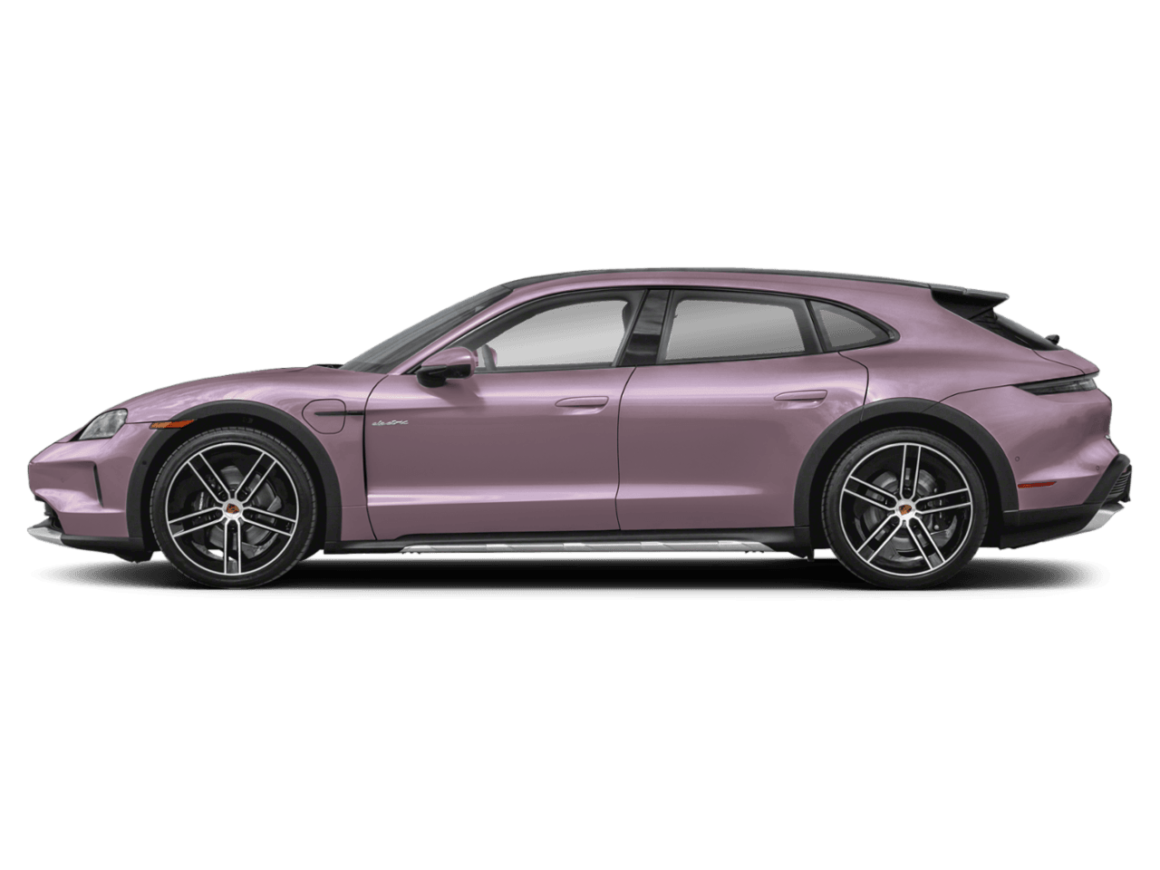 2026 Porsche Taycan 4 - Profile, facing to the left