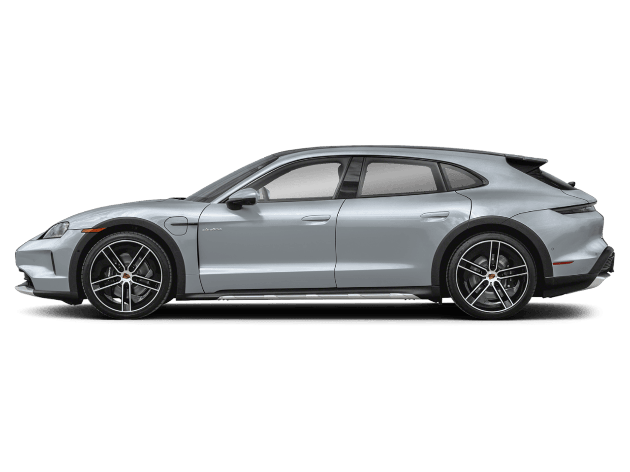 2026 Porsche Taycan 4 - Profile, facing to the left