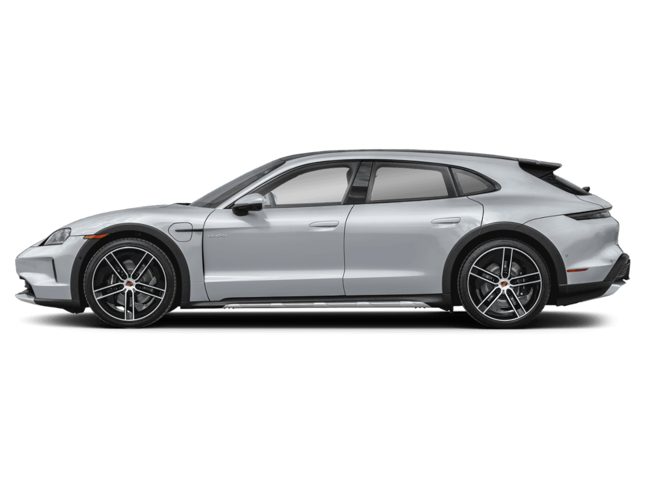 2026 Porsche Taycan 4 - Profile, facing to the left