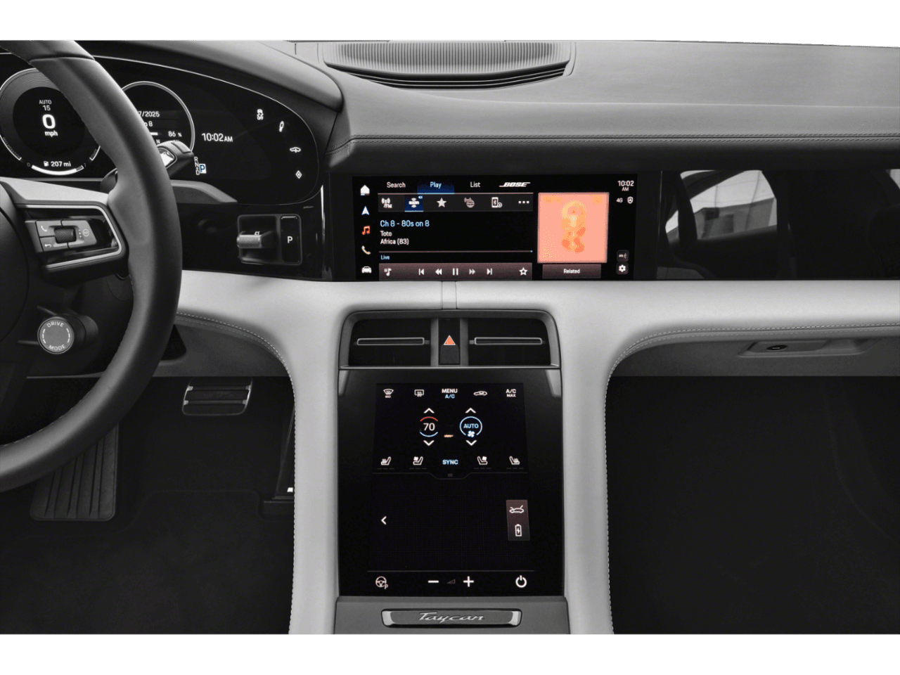 2026 Porsche Taycan 4 - Interior Stereo System
