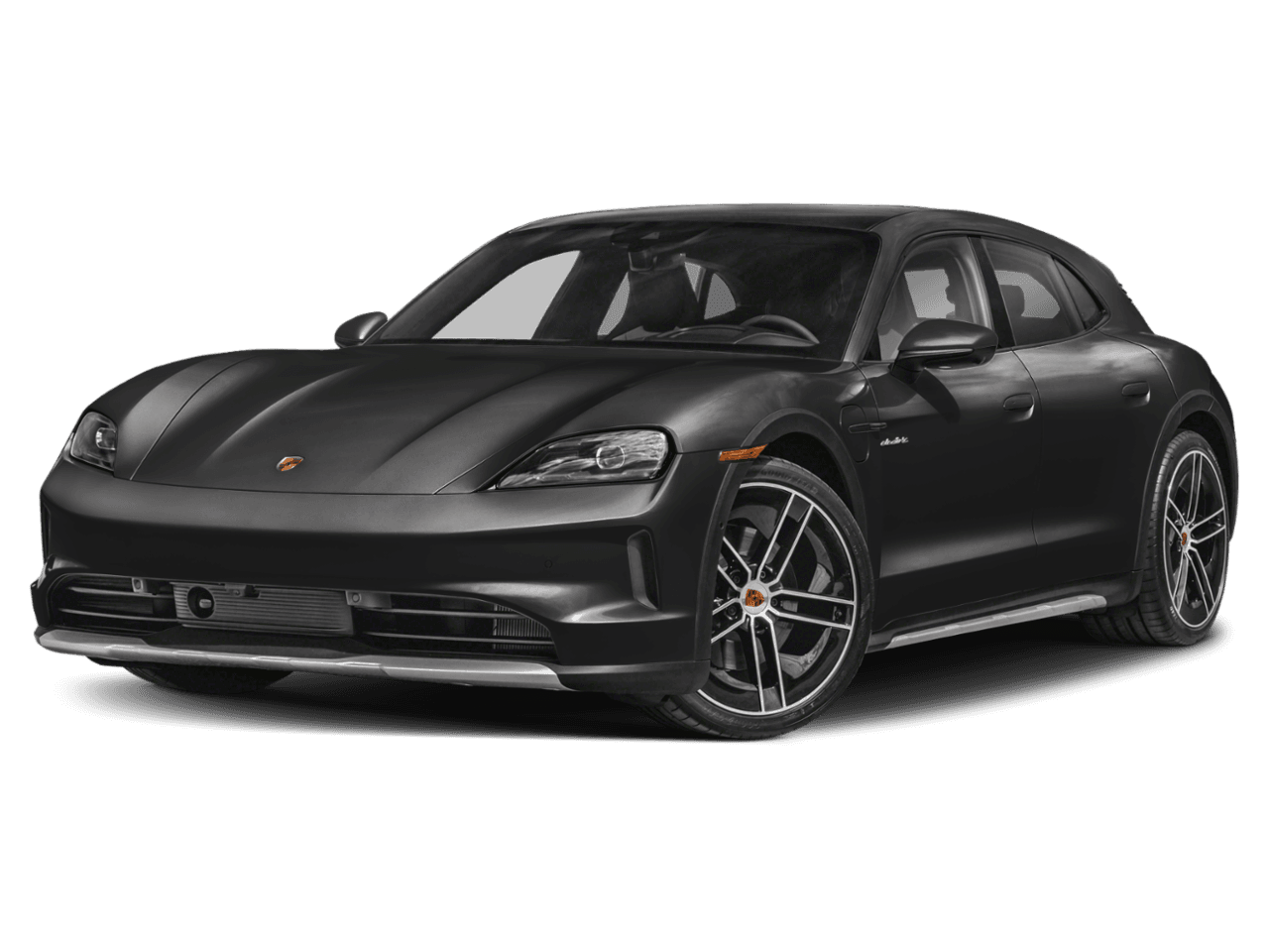 2026 Porsche Taycan 4S - Front 3/4, facing to the left