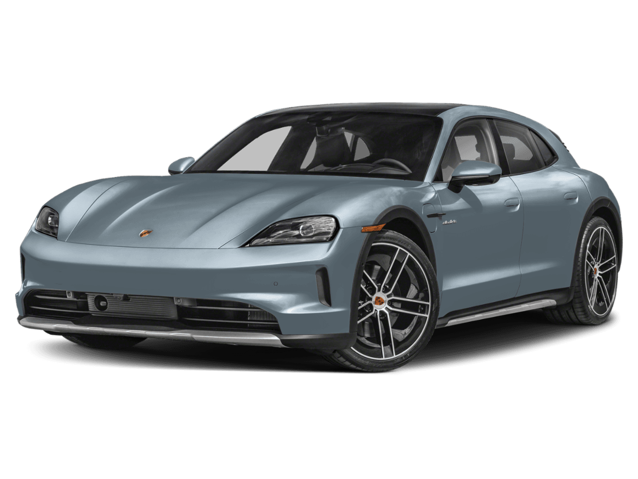 2026 Porsche Taycan 4S - Front 3/4, facing to the left