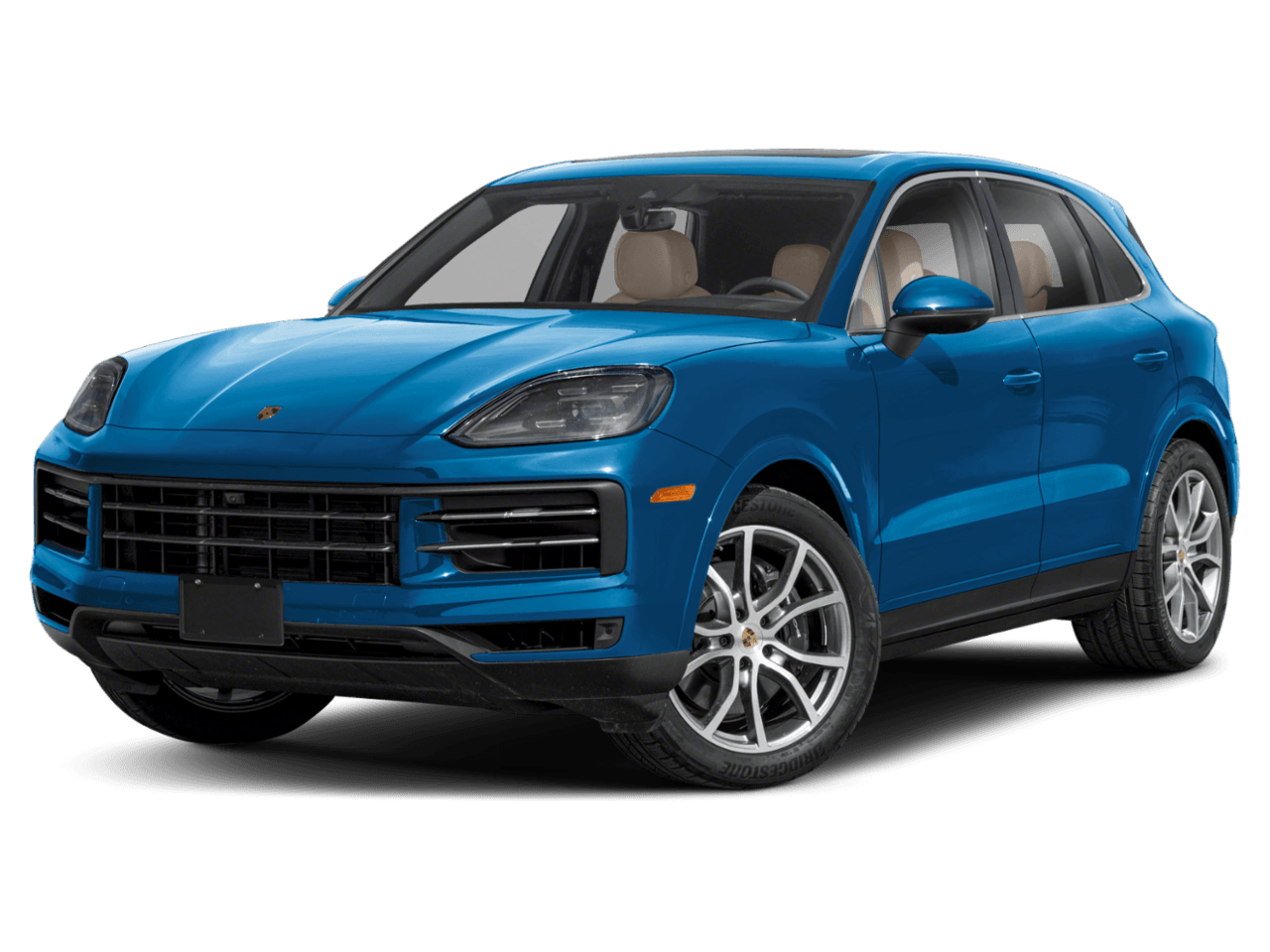 2026 Porsche Cayenne S - Front 3/4, facing to the left