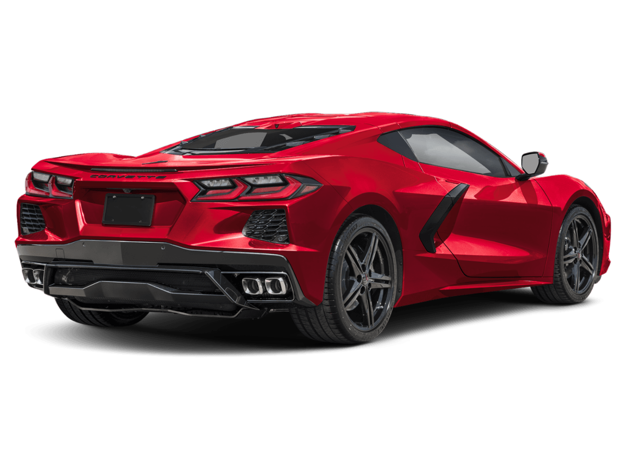 2026 Chevrolet Corvette 2dr - Rear 3/4, facing to the right