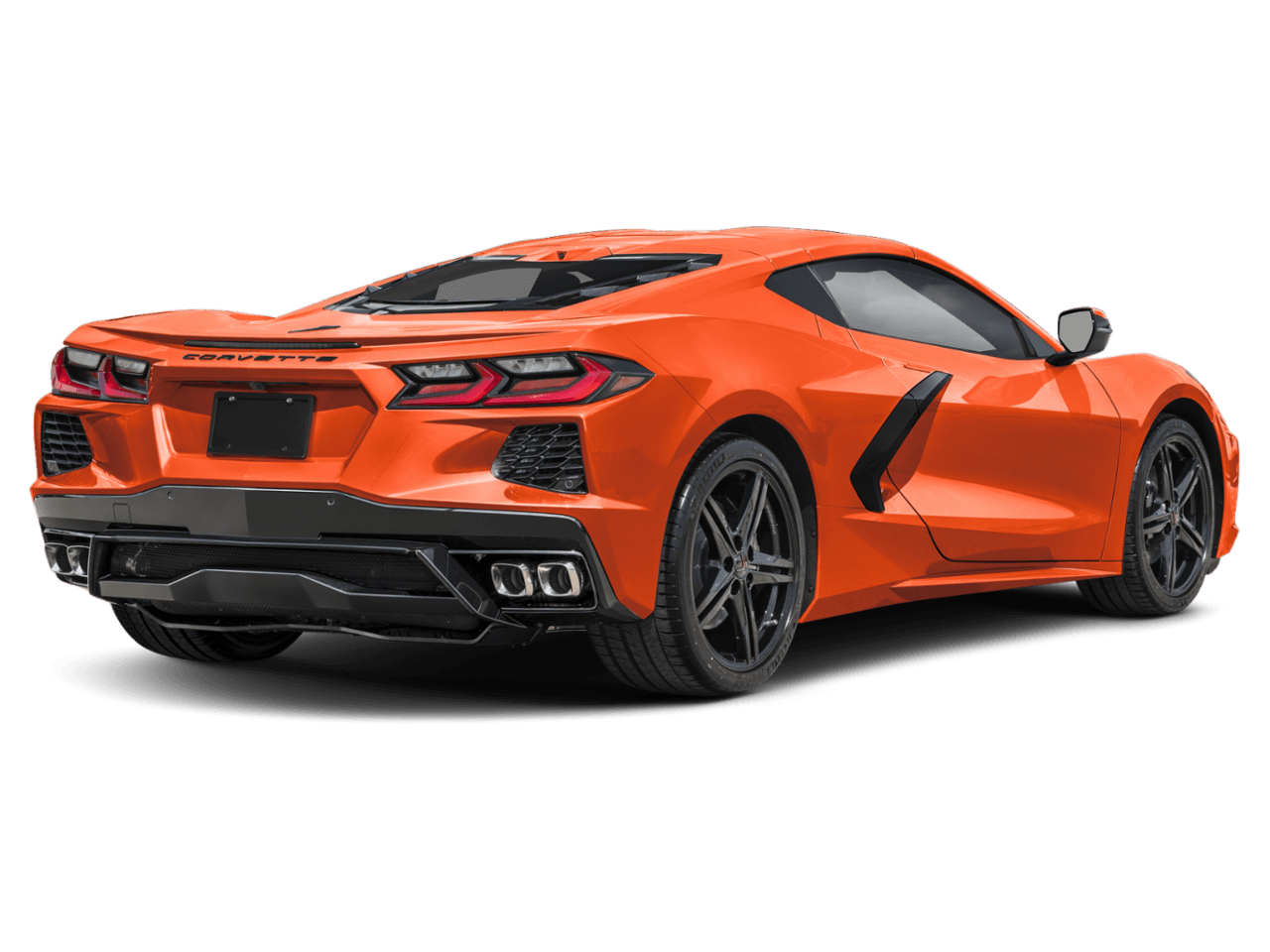 2026 Chevrolet Corvette 2dr - Rear 3/4, facing to the right
