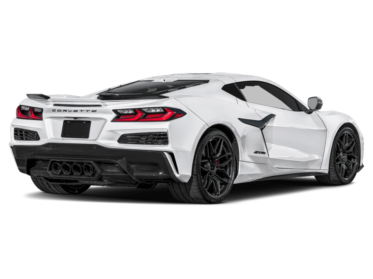 2026 Chevrolet Corvette 2dr - Rear 3/4, facing to the right