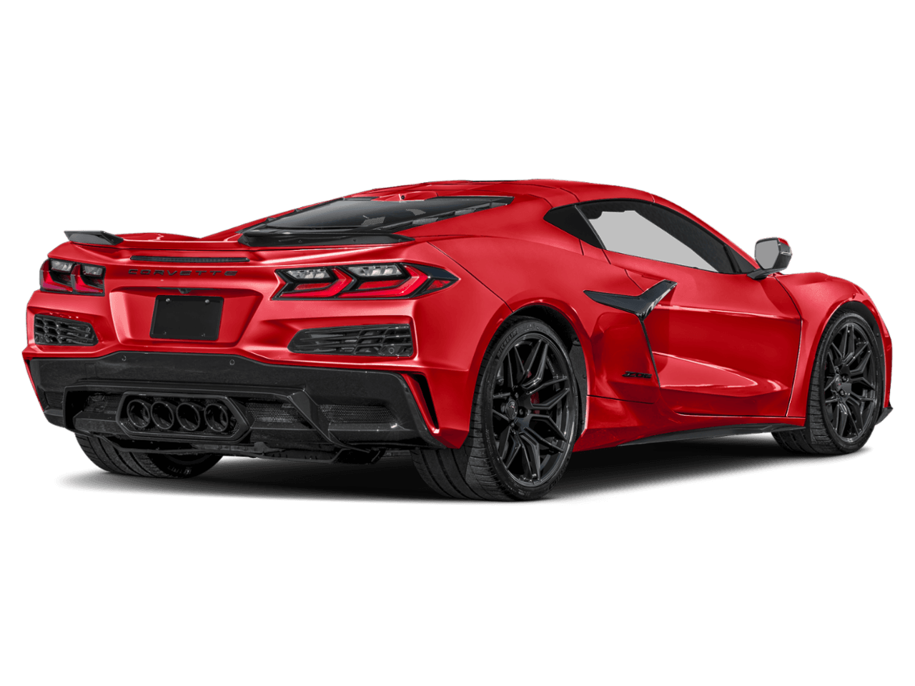 2026 Chevrolet Corvette 2dr - Rear 3/4, facing to the right