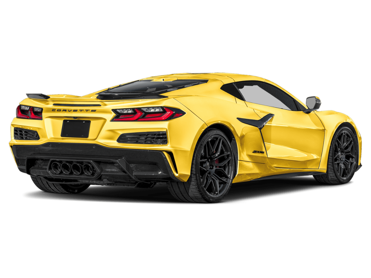 2026 Chevrolet Corvette 2dr - Rear 3/4, facing to the right